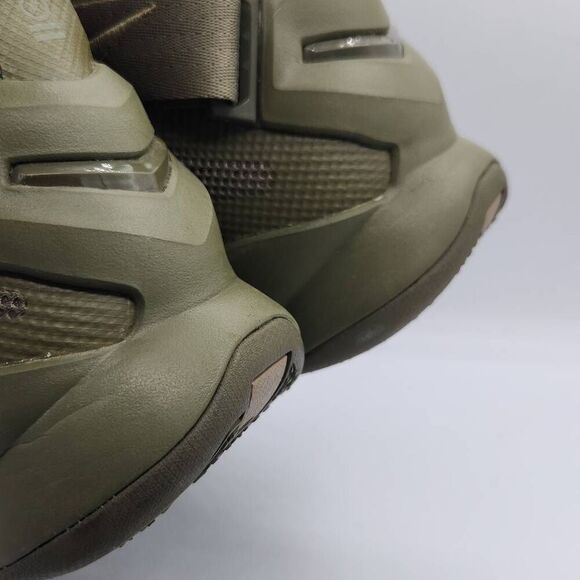 Nike Lebron Soldier IX 9 PRM Olive Green Basketball Shoe Men\'s Size 10 LBJ James main image 8